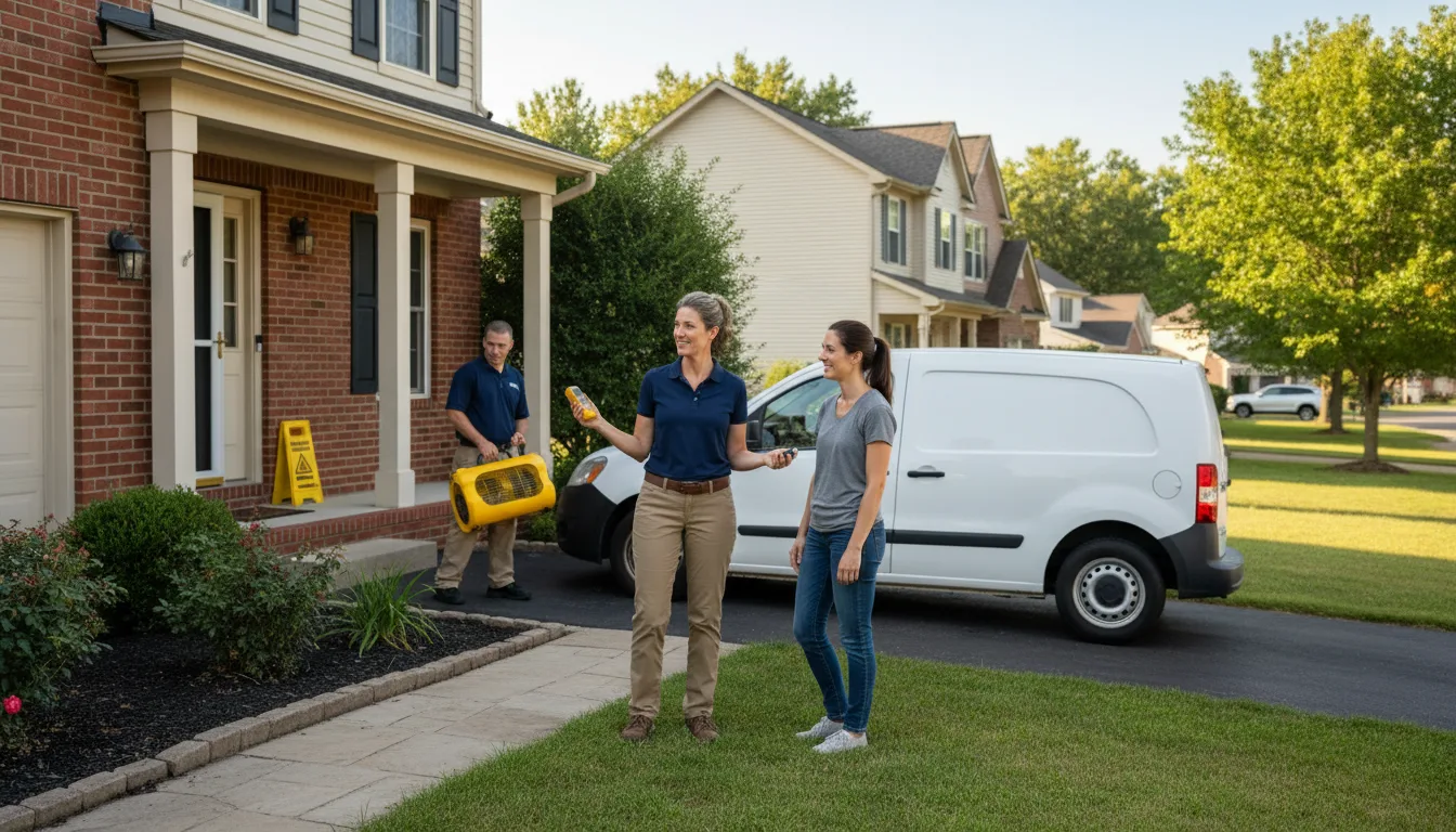Water restoration image for Home Water Damage Repair in Alvaton, KY